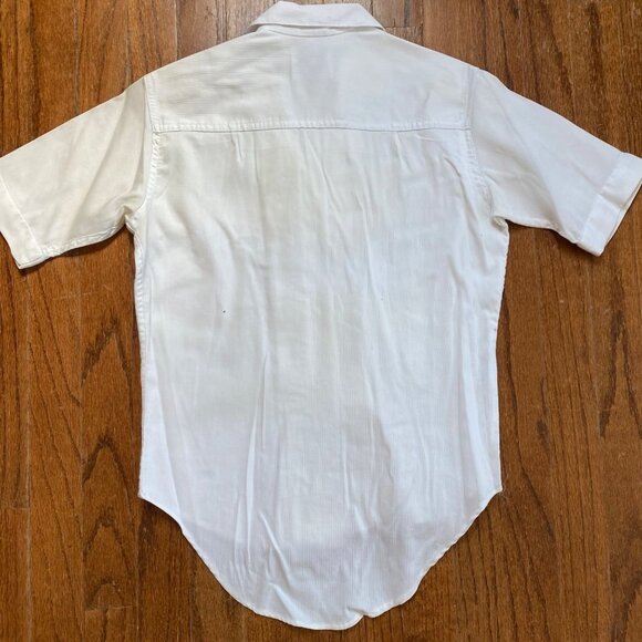 Vintage Bill Atkinson Glen of Michigan Blouse Womens Size Small Tuxedo Button Up - Picture 10 of 12